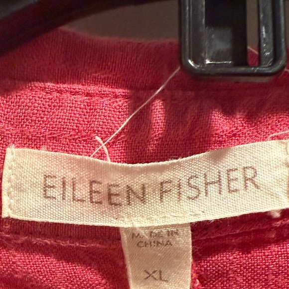 Eileen Fisher Pink Open Front Jacket - Picture 5 of 6
